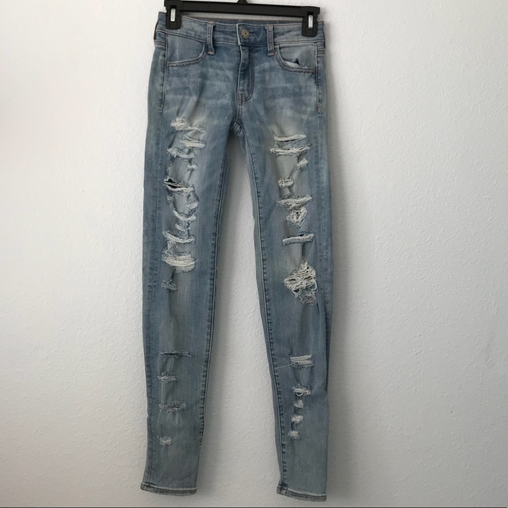 Ripped Skinny Jeans, american eagle